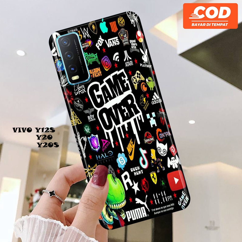 Case VIVO Y12S/Y20/Y20S Fashion Casing ABSTRAK AESTHETIC Hardcase 3D Fullprint Kesing VIVO Y12S/Y20/