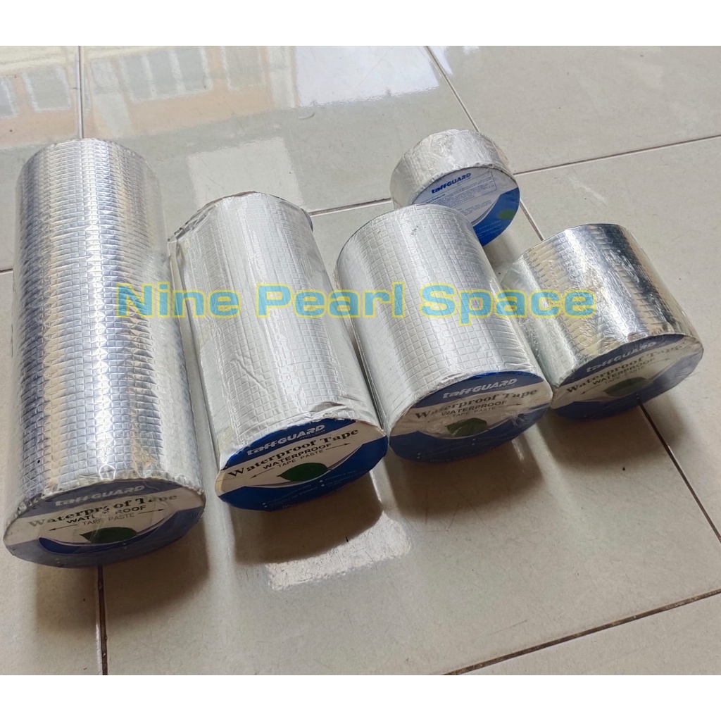 Lakban Aluminium Foil Butyl Waterproof Tape 20cm Lakban Aluminium Foil Anti Bocor Serbaguna 20cm