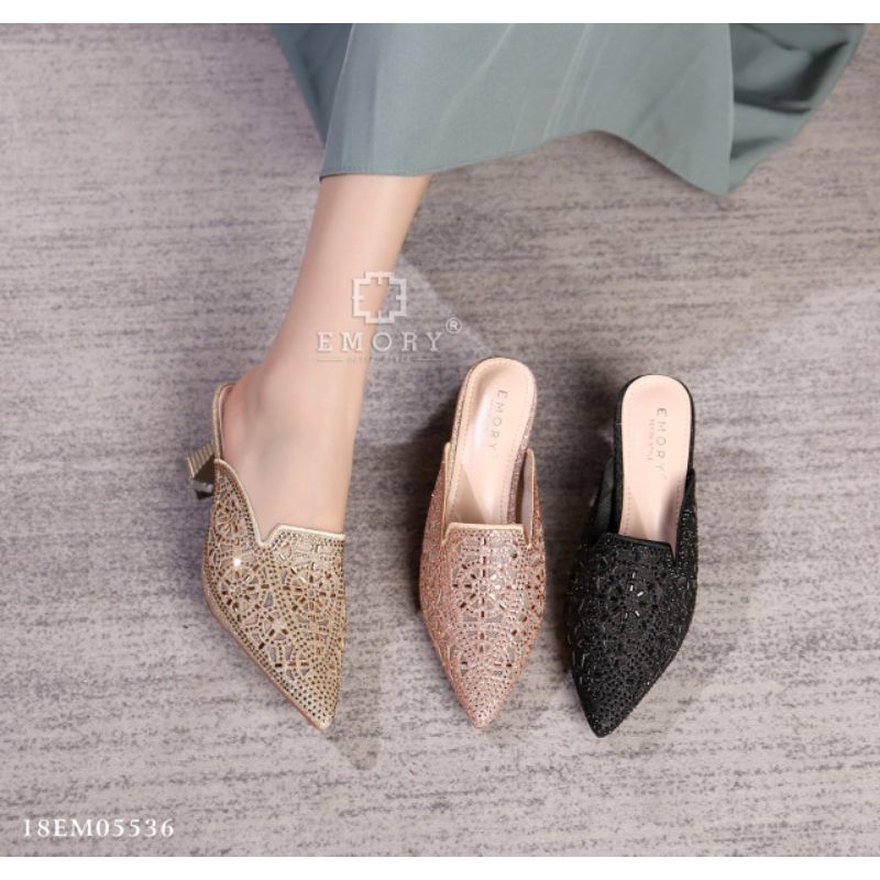 SEPATU WEDGES EMORY WANITA IMPORT BRANDED BATAM Nelya Series 18EMO5536