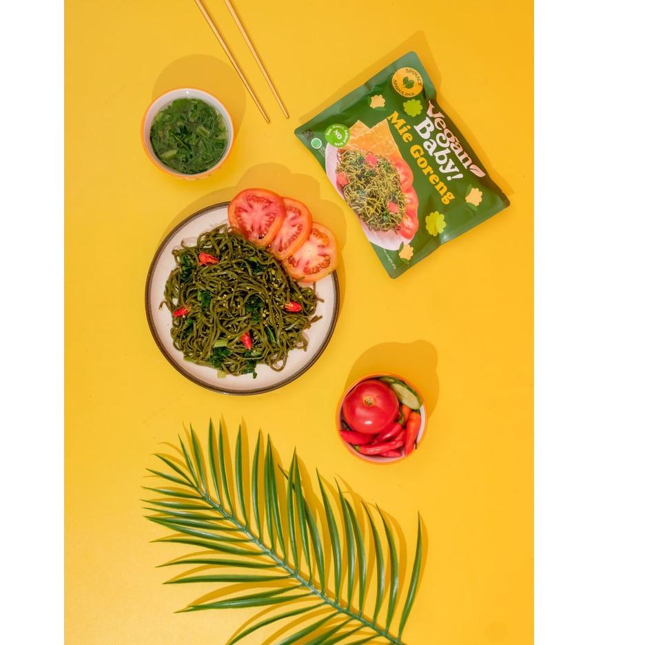 

TERBAIK Vegan Baby mie goreng instant bayam spirulina wortel beet 30pcs'