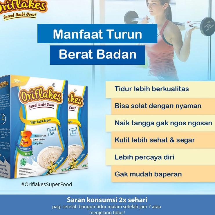 

Paket Hemat--Oriflakes Slim Outmeal Sereal Diet Oatmeal Makanan Diet Rendah Kalori Bpom Oriflakes Slimy Pelangsing Ampuh Terbukti Dan Aman