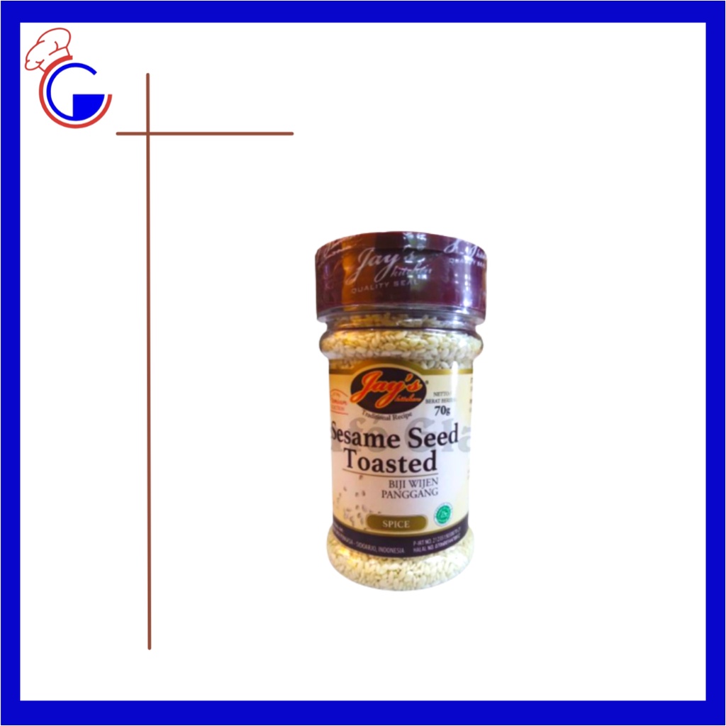 

Jay's Sesame Seed Toasted 70Gr