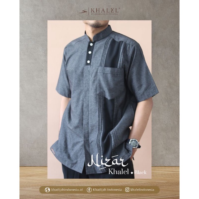 NIZAR Koko Dewasa • Koko Lengan Pendek • Khadijah Indonesia #dhiyasyari #khadijahindonesia