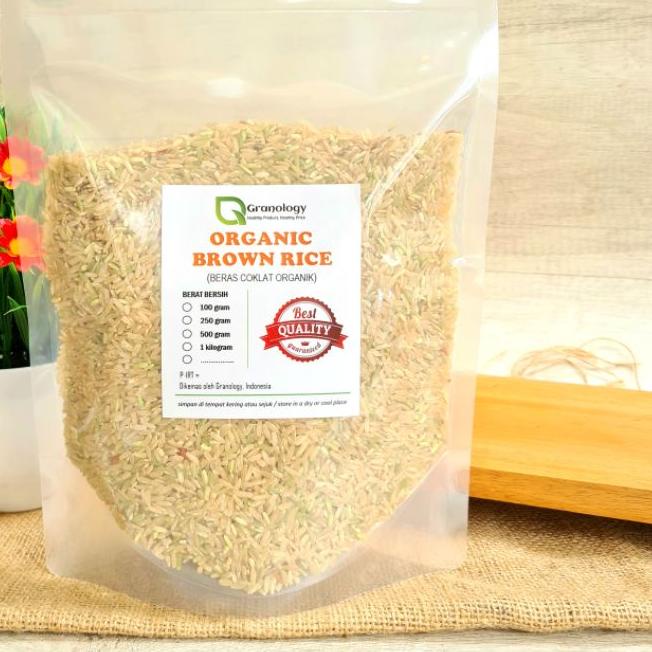 

READY ✅Beras Coklat Organik / Organic Brown Rice (1 kilogram) by Granology|RA7
