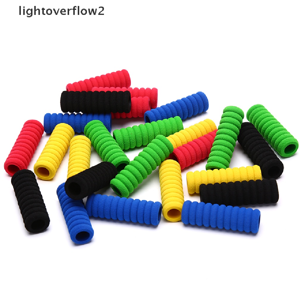 (lightoverflow2) 20pcs / Set Spons Pelindung Pensil Bahan Silikon Untuk Aksesoris iPad / Handphone (ID)
