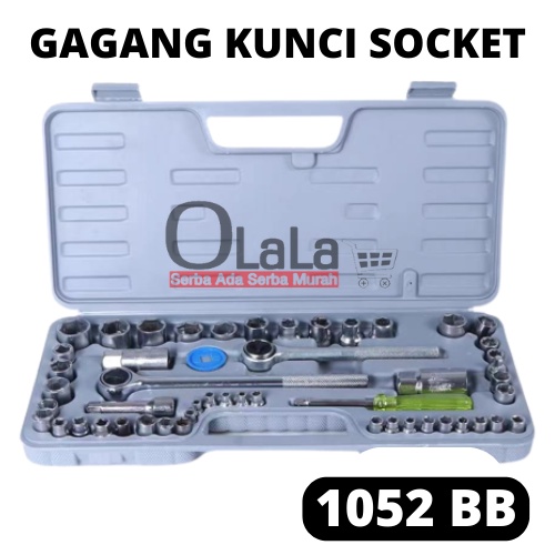 KUNCI SOCK SOKET 52PCS SET JL-1052BB