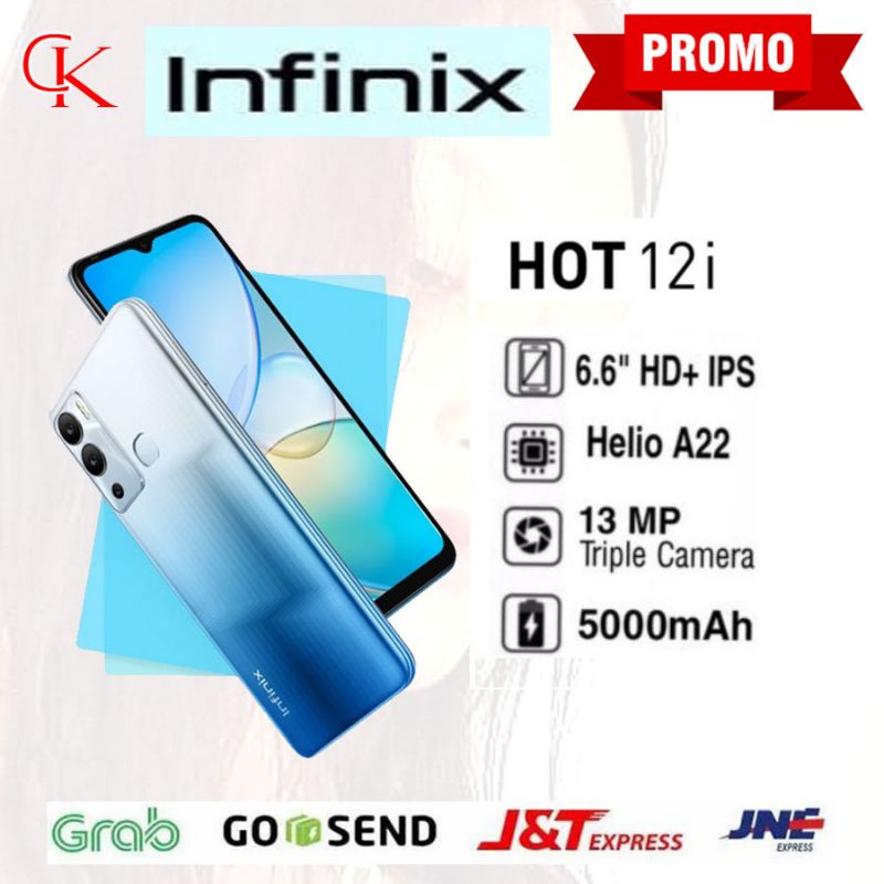 INFINIX HOT 12i Ram 7GB Internal 64GB Garansi Resmi