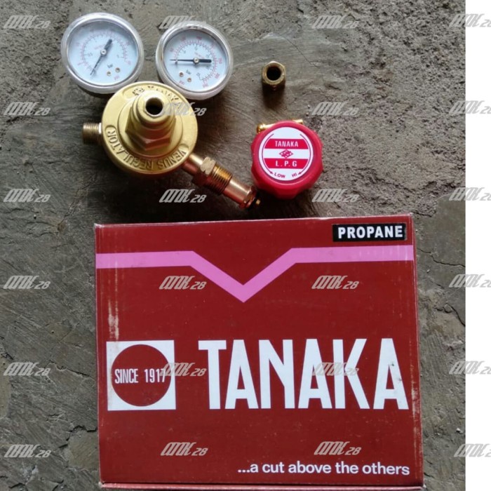 [BAYAR DIRUMAH] Regulator Las Lpg Tanaka Regulator Tabung Las Gas Lpg Tanaka Las Lpg / Perlengkapan 