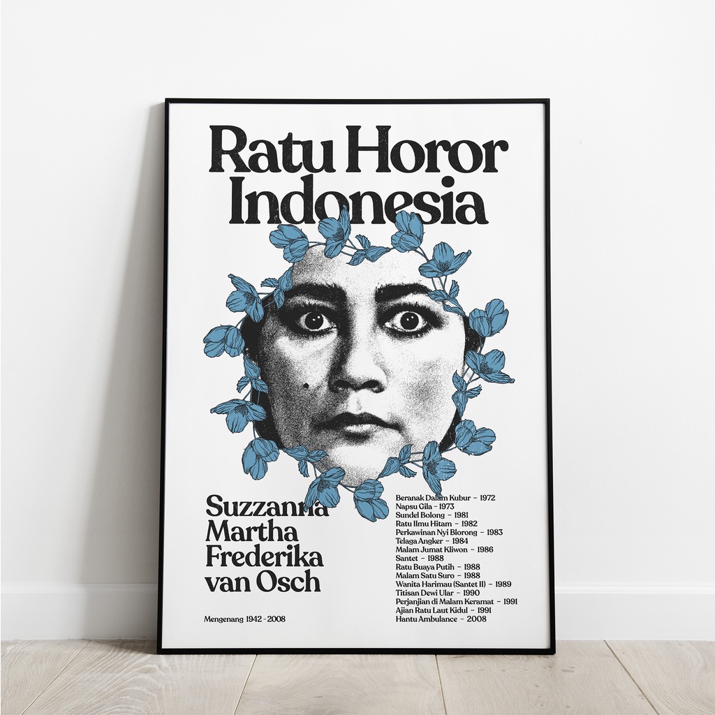 Poster Film Suzzanna Ratu Horror Indonesia Movie
