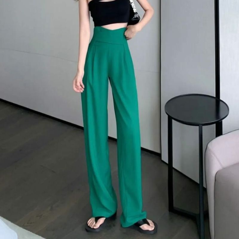 HIGHWAIST PANTS STRAIGHT IMPORT BKK