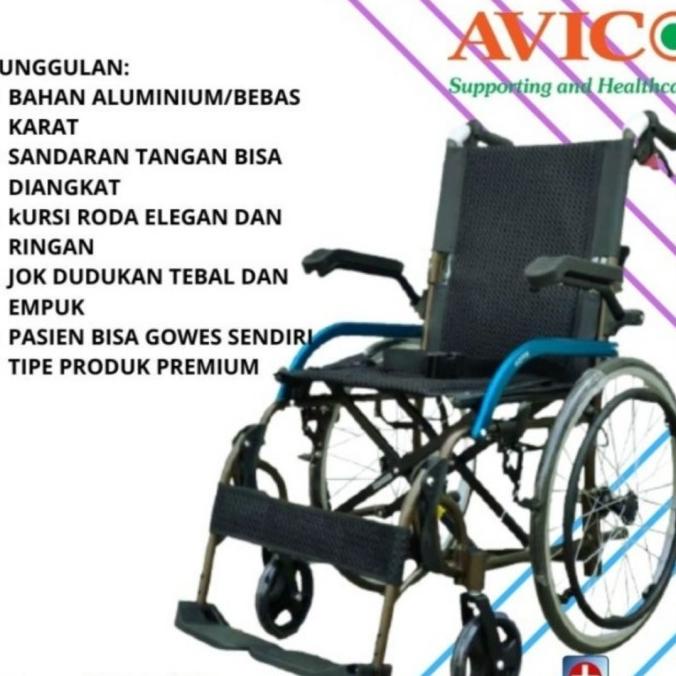 Kursi Roda Traveling Aluminium Avico Athena Terbaru