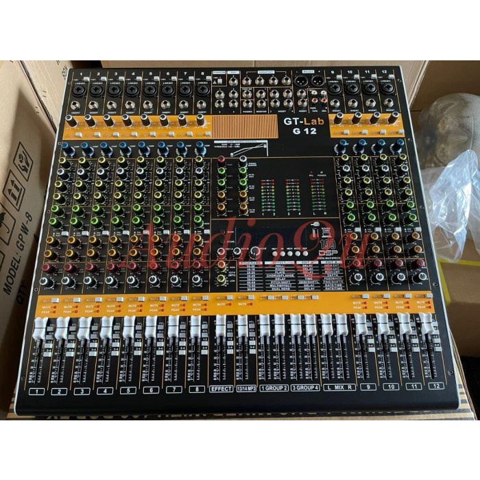 Mixer Audio GT LAB G12/ GT LAB G 12 12Channel By RDW Original