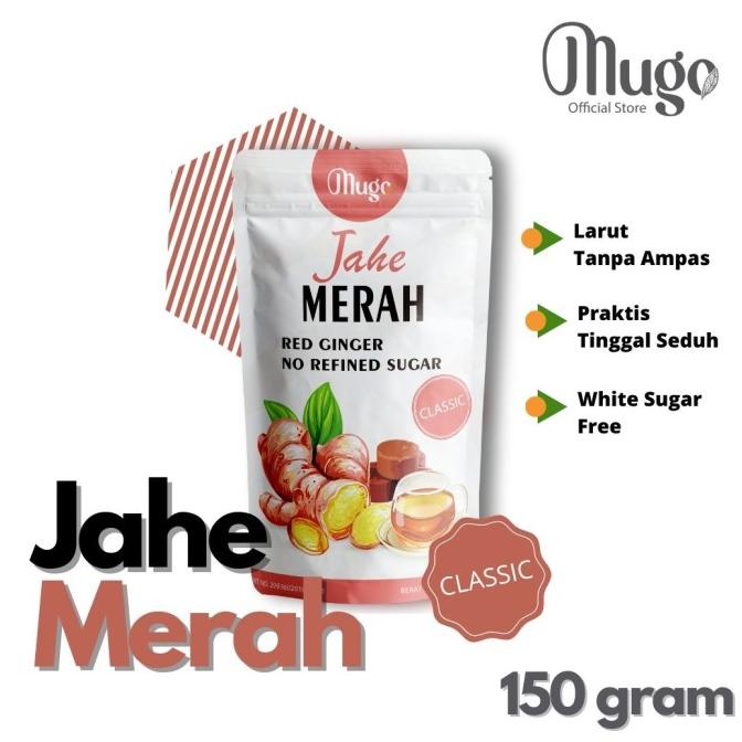 

Mugo, Jahe Merah Gula Aren Murni White Sugar Free Praktis Tanpa Ampas