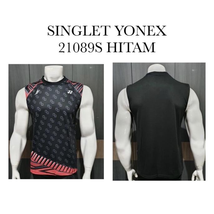 BAJU KAOS SINGLET BADMINTON BULUTANGKIS YONEX 21089 IMPORT