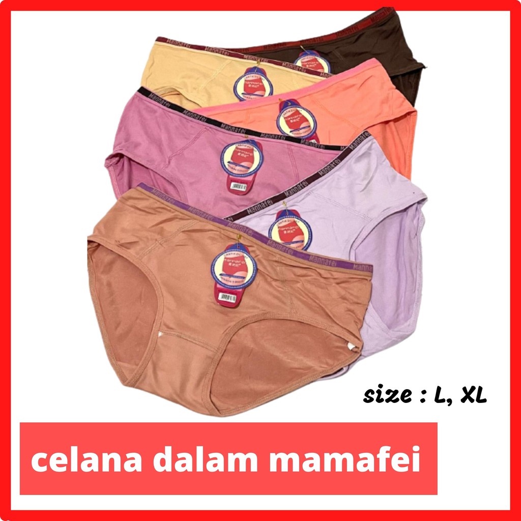 RC Celana Dalam Wanita Dewasa / CD Wanita Merk Mamafei Size L, XL