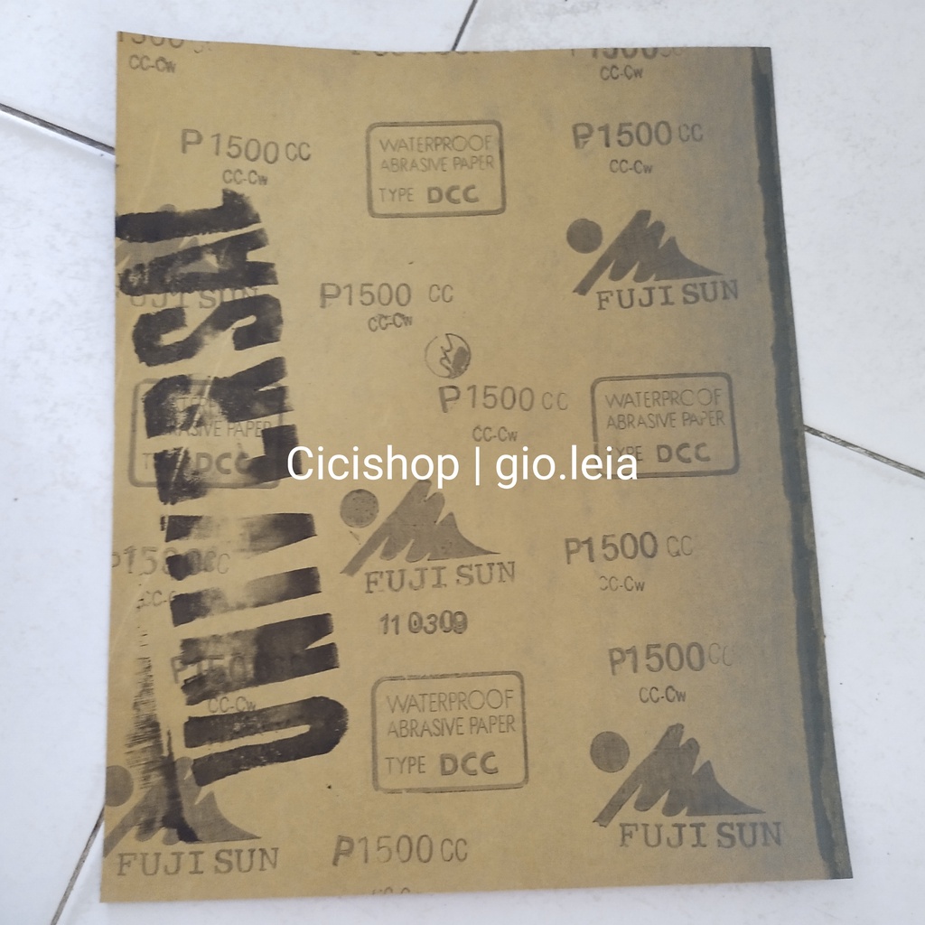 Jual Amplas Fujiyama Nomor Kertas Gosok No Amplas Besi Kertas Pasir Shopee