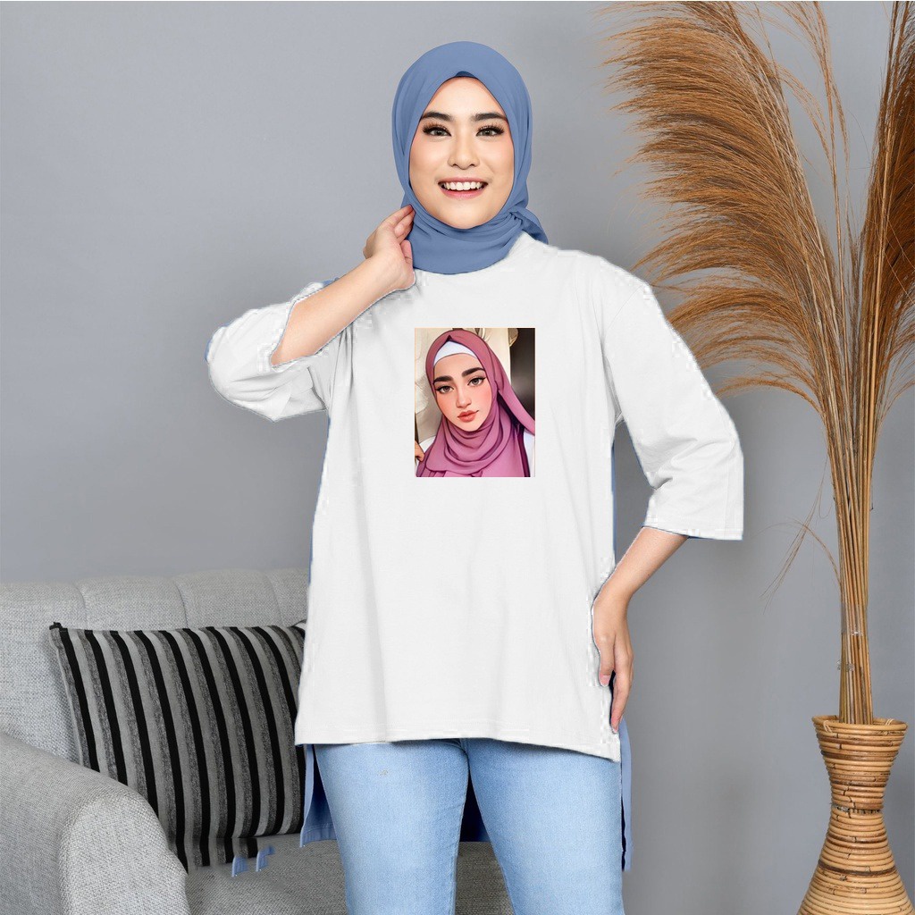 FC - TUNIK BASIC OVERSIZE WANITA HIJAB'S VARIASI 0120 DTF