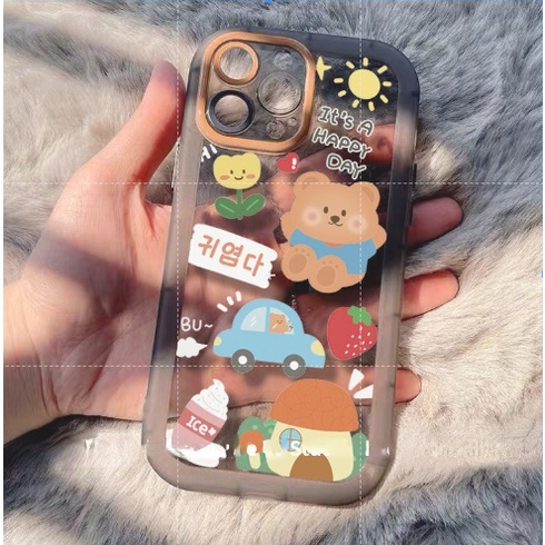 Case Motif Beruang Untuk iPhone 12 13 11 Pro Max X Xs Max Xr rjhf