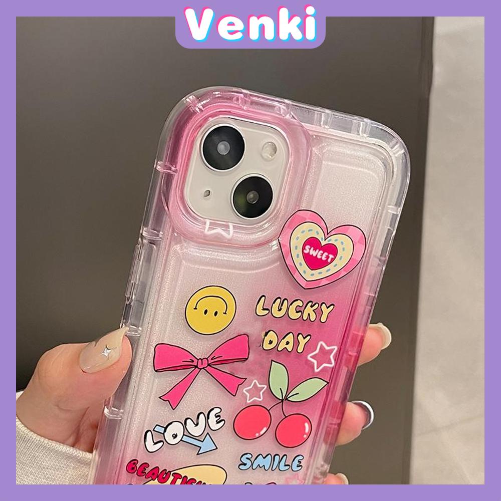 Case For iPhone 14 Pro Max TPU Soft Jelly Airbag Case Cartoon Cute Cherry Case Camera Protection Shockproof For iPhone 14 13 12 11 Plus Pro Max 7 Plus X XR