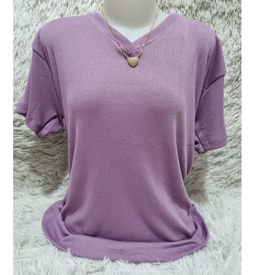 Berkualitas KAOS LENGAN PENDEK PREMIUM RIB ✓