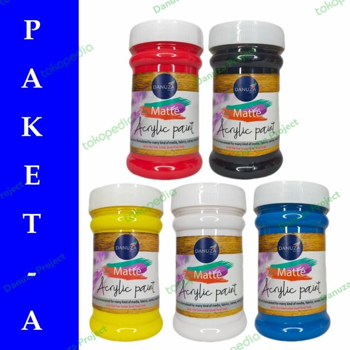 

[COD] Cat Lukis Acrylic Paint Tipe Matte Series Harga Paketan KOMPLIT Kode 1105