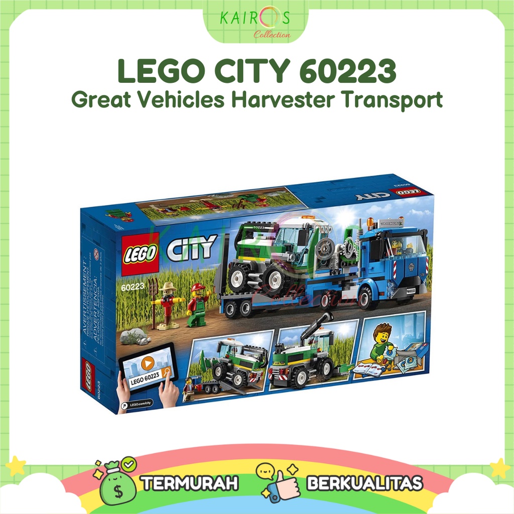 LEGO City Great Vehicles Harvester Transport 60223