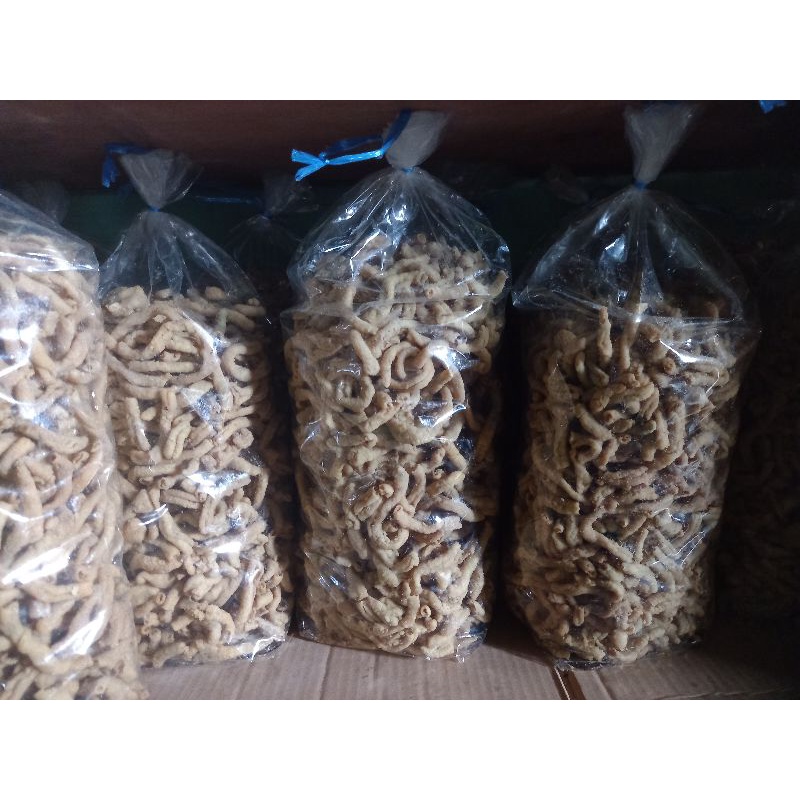 

kripik usus ayam klaten ukuran 500 gram