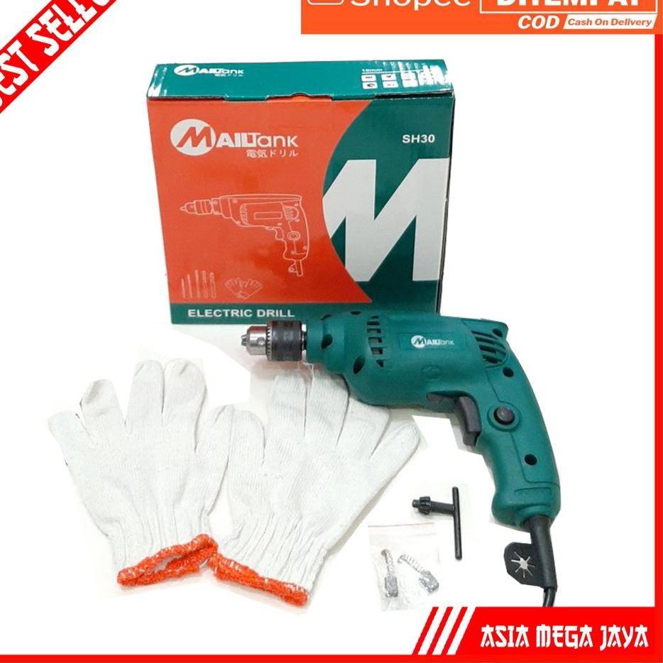 Terbaik Mesin Bor 10mm SH30 MAILTank/Mesin Bor 10mm bolak balik /Mesin Bor Tangan 10mm