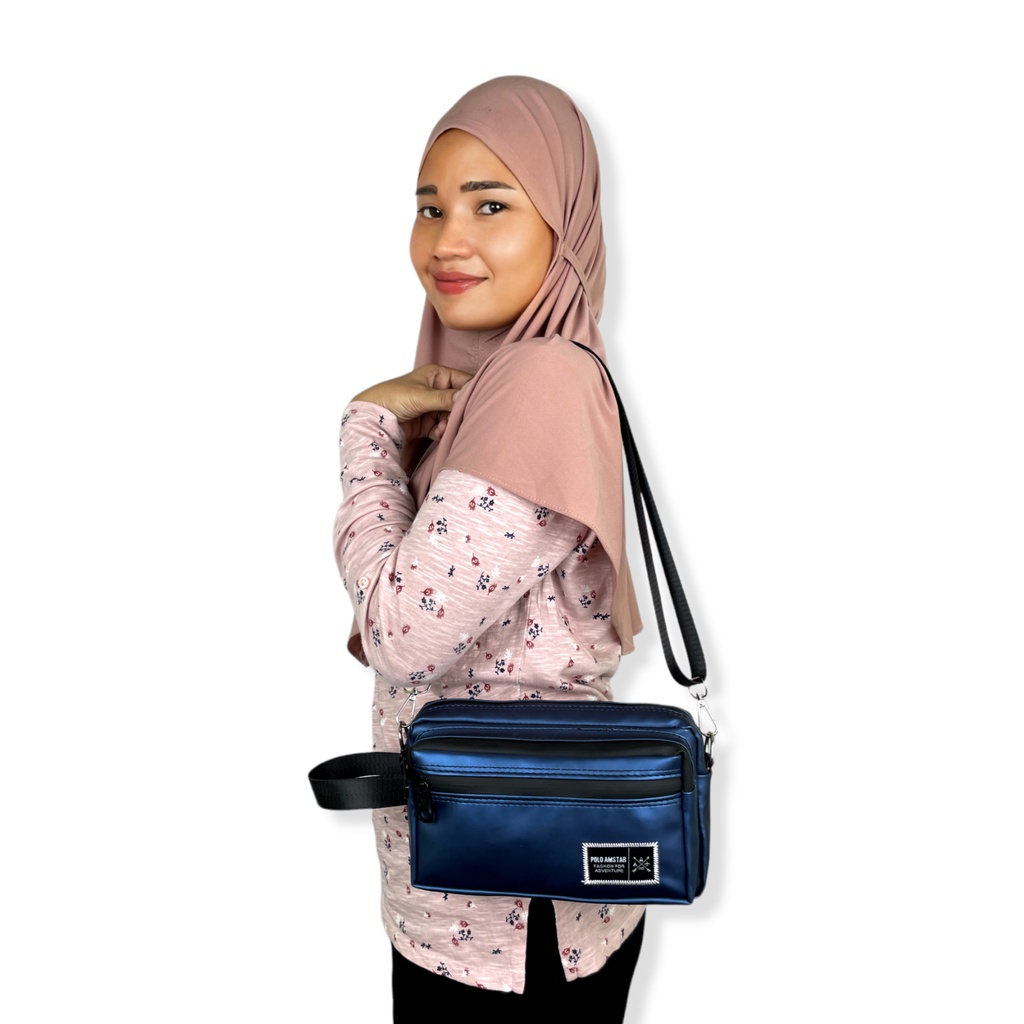 Hand Bag Clutch Bag ANTI AIR Unisex Polo Amstar Bahan Ballon Tebal Tas Selempang Dompet Pria Wanita Slingbag Waterproof