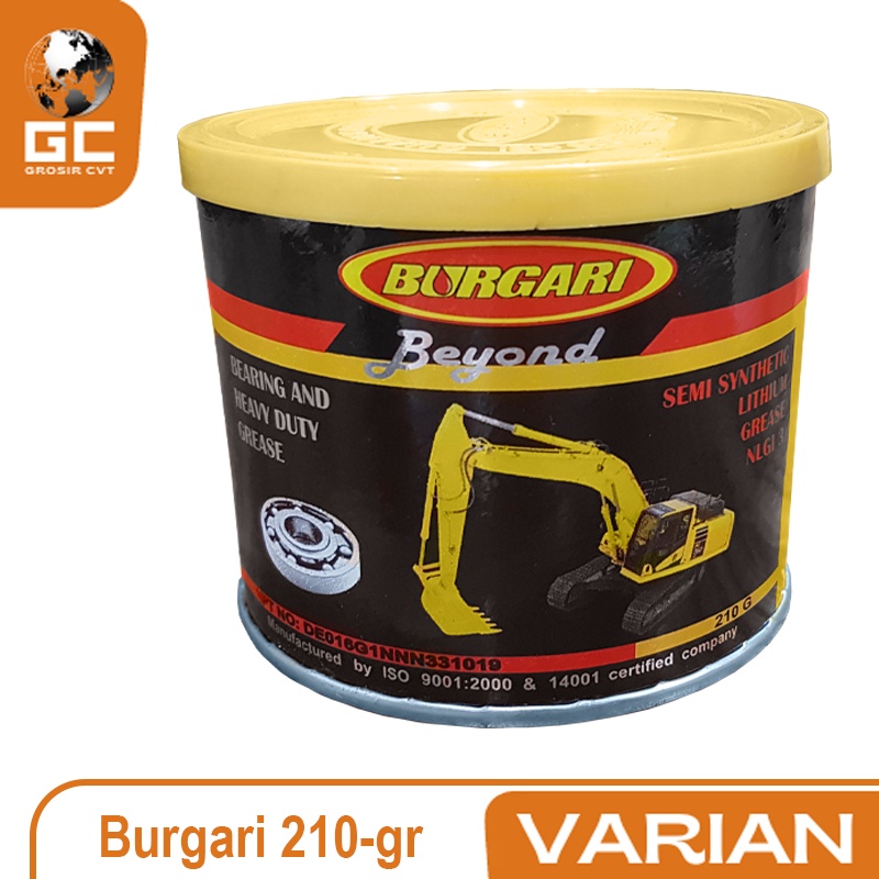 Grease Minyak Gemuk Pelumas Lithium Yellow Beyond 210 gr Burgari