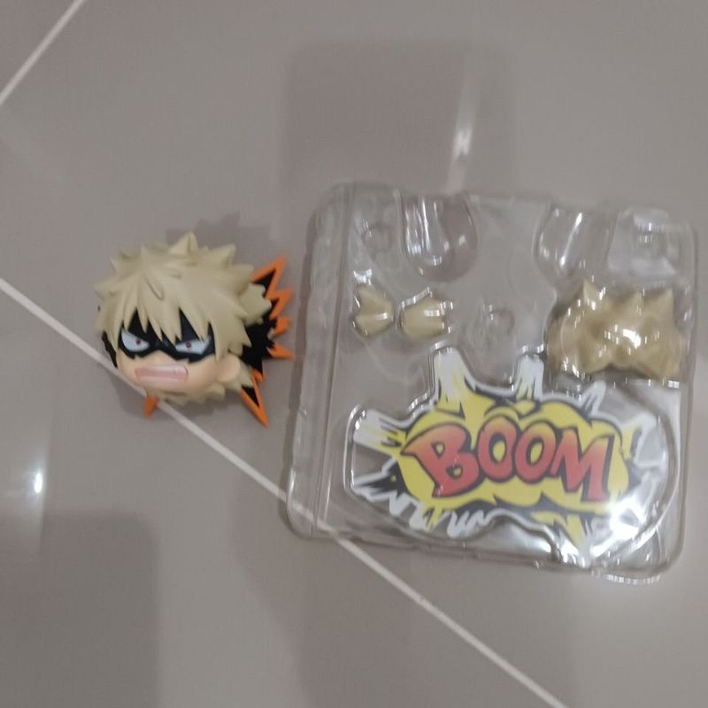 nendoroid bakugo katsuki winter costume ver.. split psrt head