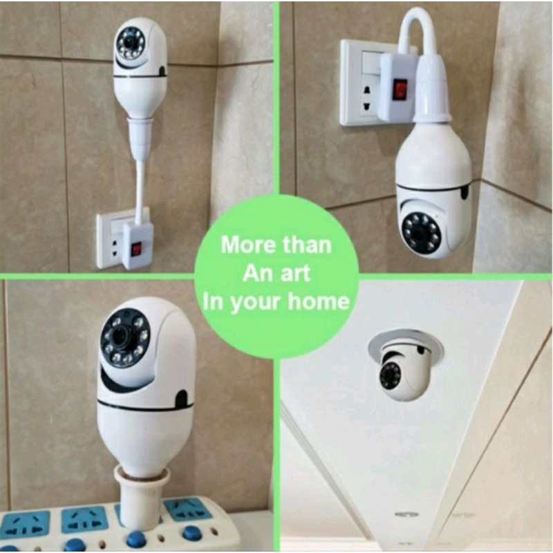Kamera CCTV Smart Bohlam 8 MP