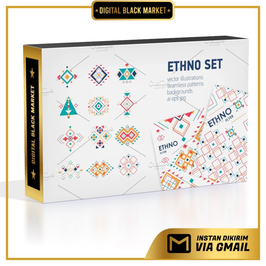 Geometric Elements In Ethnic Style