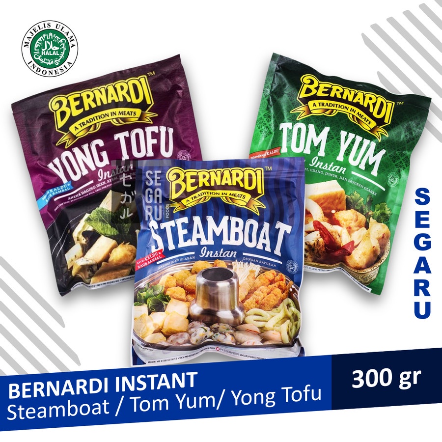 BERNARDI Steamboat Set / Tomyum Set dengan Kaldu &amp; Sambal 300gr