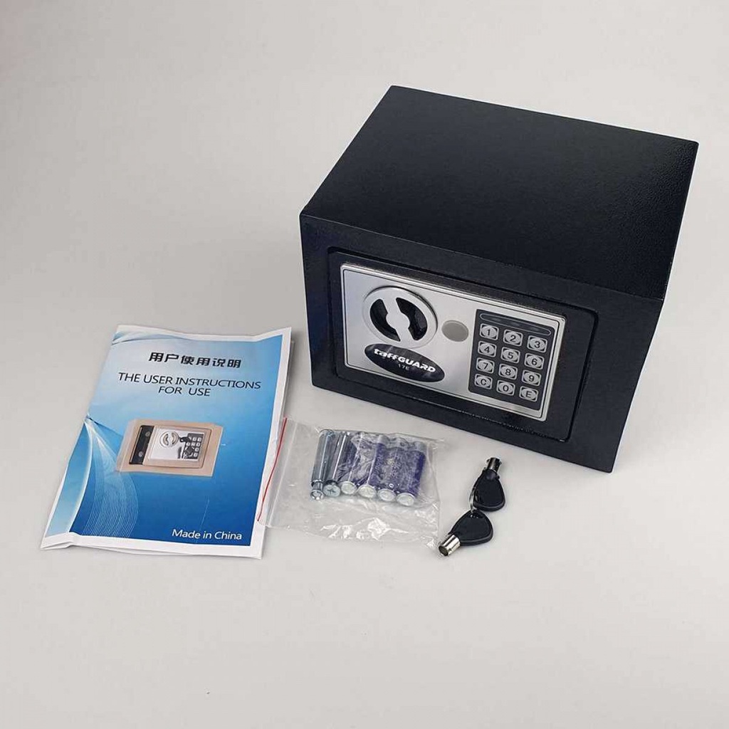 TaffGUARD Kotak Brankas Penyimpanan Minimalis Hotel Mini Password 4.6L