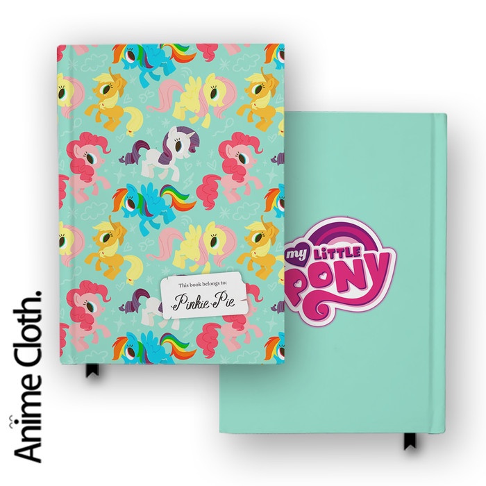 

Buku Catatan Notebook My Little Pony 3 Custom Nama Diary Hardcover