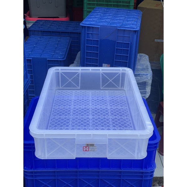 Box Container Industri Plastik Hanata 1105 / Box Putih Serbaguna