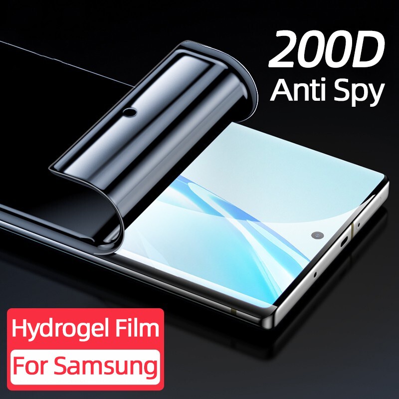 Privacy Hydrogel Soft Film Is Suitable for Samsung S8 S9 S10 S20 S21+S20Fe Galaxy S21Ultra Screen Protector