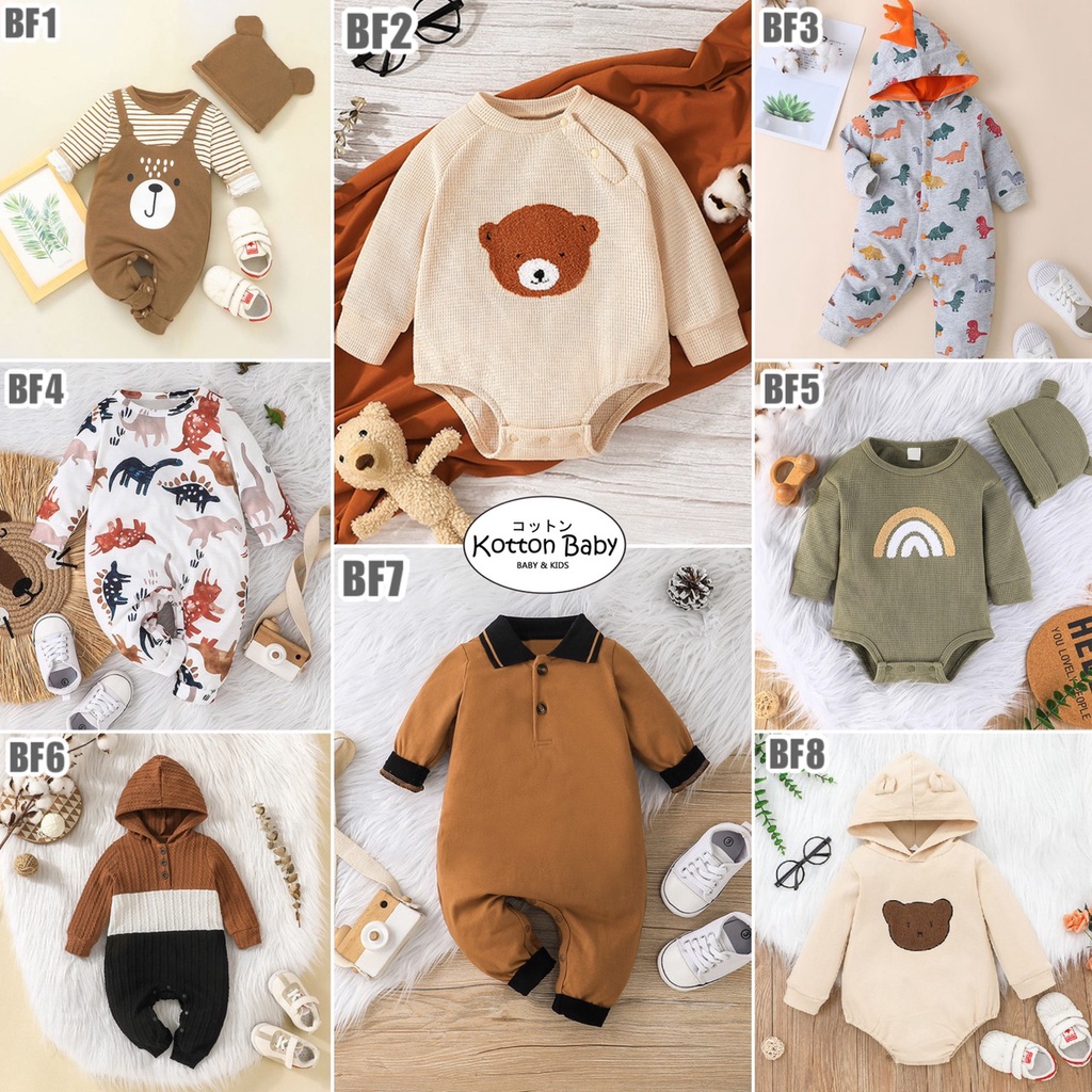 0-12bln JUMPER LUCU BAYI | JUMPSUIT ROMPER BAJU PAKAIAN ANAK catalog XMY BF