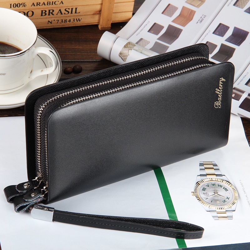 BAELLERRY S1138 Dompet Pria Panjang Bahan Kulit PU Leather Premium WATCHKITE WKOS