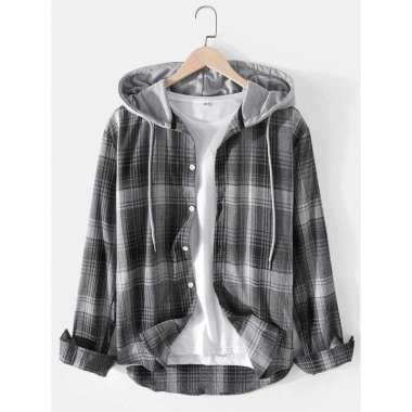 KEMEJA FLANEL HOODIE JUMBO MURAYAMA PRIA/WANITA BIG SIZE 2XL 3XL 4XL XXL XXXL XXXXL