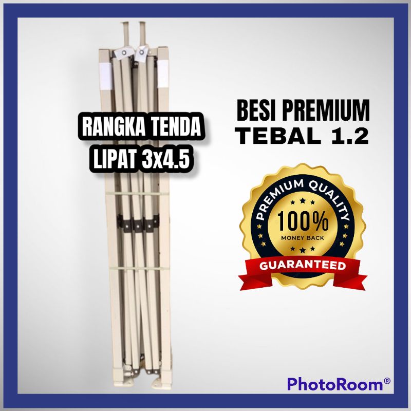 RANGKA TENDA LIPAT / TIANG TENDA LIPAT / RANGKA BESI TENDA LIPAT / RANGKA TENDA LIPAT 3X4.5 / RANGKA