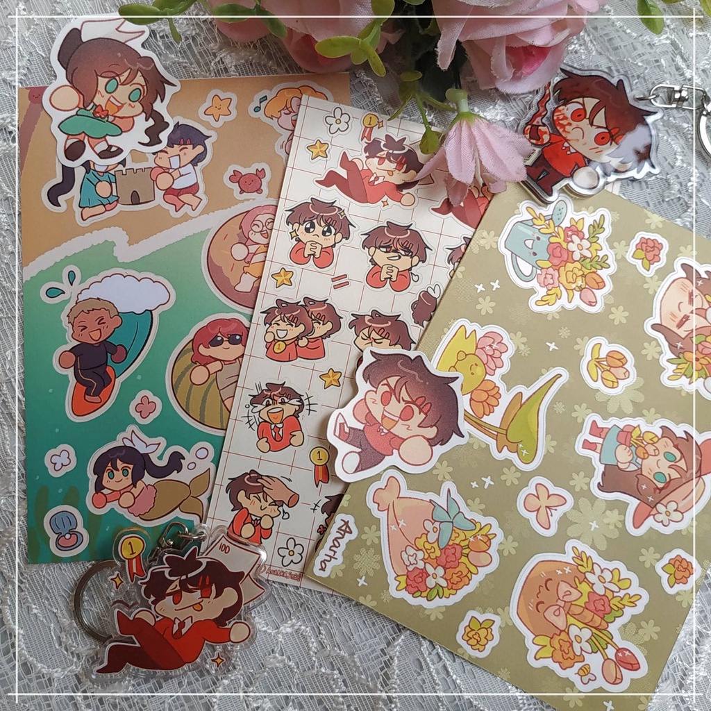 

Original stickers cute girls melody kuromi spy x family anya damian decora kawaii