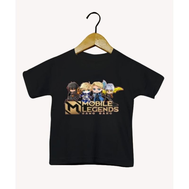 BAJU KAOS ANAK LAKI-LAKI/PEREMPUAN 1-12TAHUN/REMAJA-DEWASA  MOTIF MOBILE LEGENDS BANG-BANG