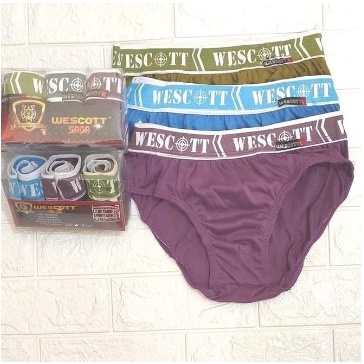 [Isi 3] PREMIUM BEST SELLER Celana Dalam Pria Dewasa / CD Wescott Saga / CD Boxer Wescott Saga