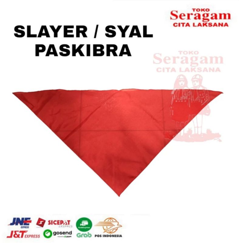 SYAL / SLAYER / SCARF PASKIBRA PASKIBRAKA MERAH PUTIH