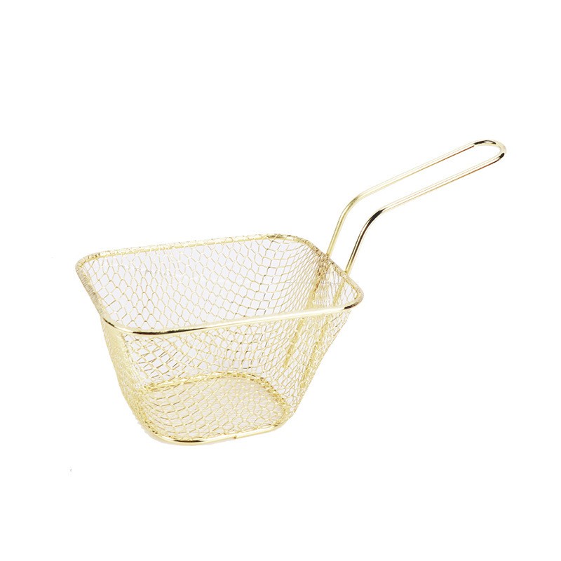 MINI FRYER BASKET KERANJANG SAJI FRENCH FRIES STAINLESS / KERANJANG MINI HOLDER KENTANG GORENG