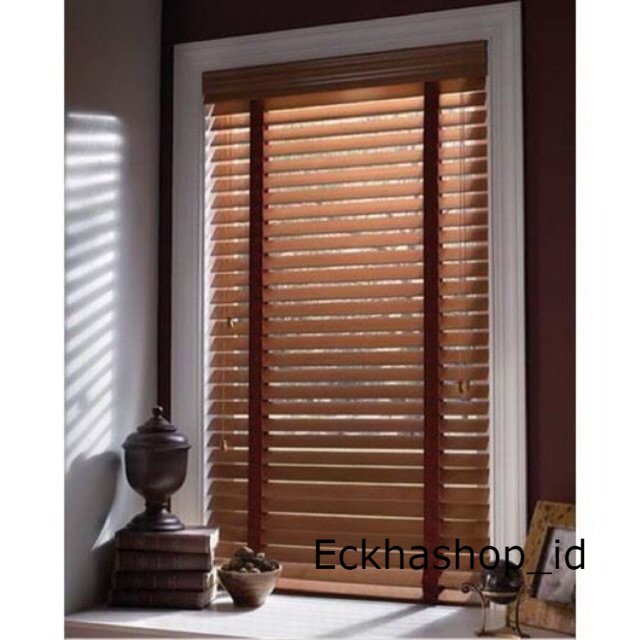 Tirai gorden gulung pvc / venetian blind 40x180cm 25 mm / Tirai Gulung