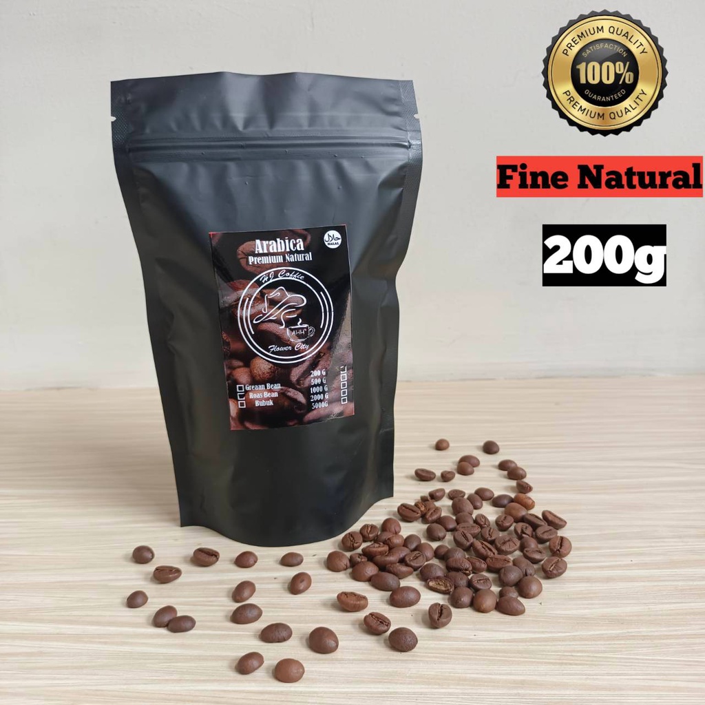 

Biji Kopi Fine Natural 200g Best Premium Grade A++