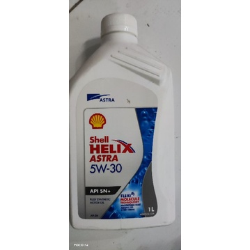 Oli Mesin Shell Astra Helix 10W-30 1 Liter Mobil | API SN Original

